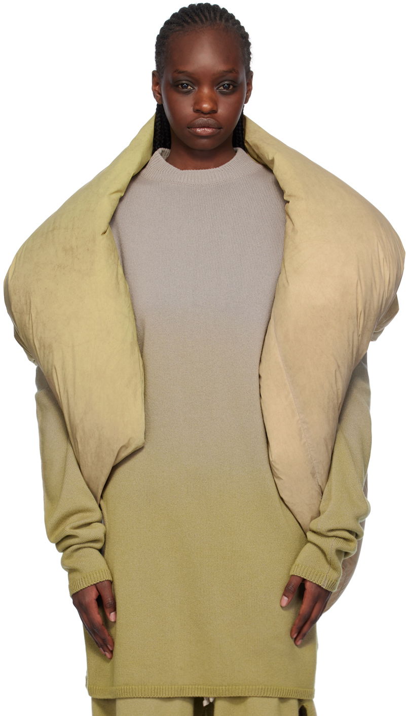 Telovnik Rick Owens Moncler x Down Vest Zelena | MU02C3C02 M3734