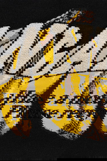 Tote bag GANNI GANNI Shopper XXL Pocket Banana Print Tote Bag Črna | A6896, 4