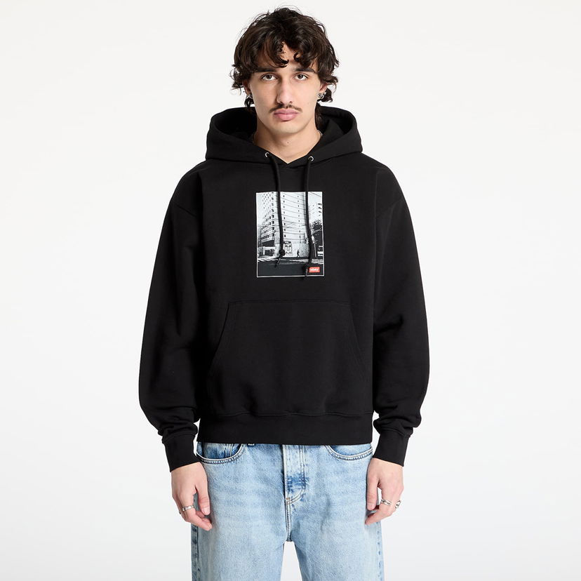 Pulover OBEY OBEY Osaka Photo Hoodie Črna | 117464114-BLK