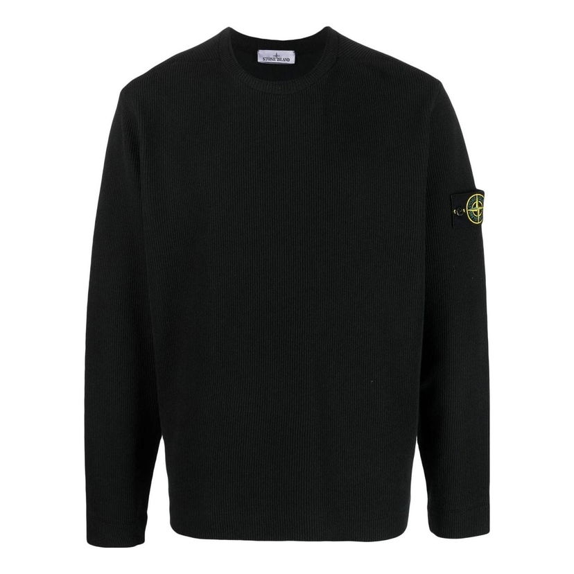 Pleteni pulover Stone Island Stone Island Men's Fleece Sweatshirt Črna | 781565656-V0029