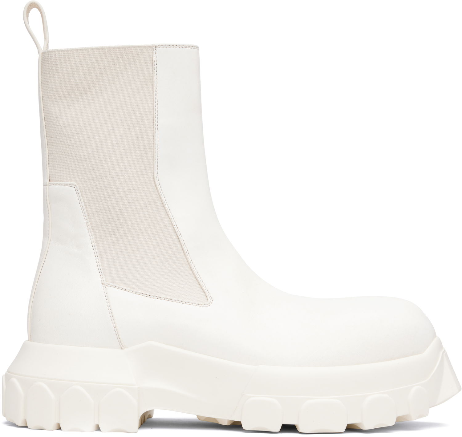 Superge in čevlji Rick Owens Rick Owens Concordians Beatle Bozo Tractor Chelsea Boots Bela | RU02E1881 LBH, 0