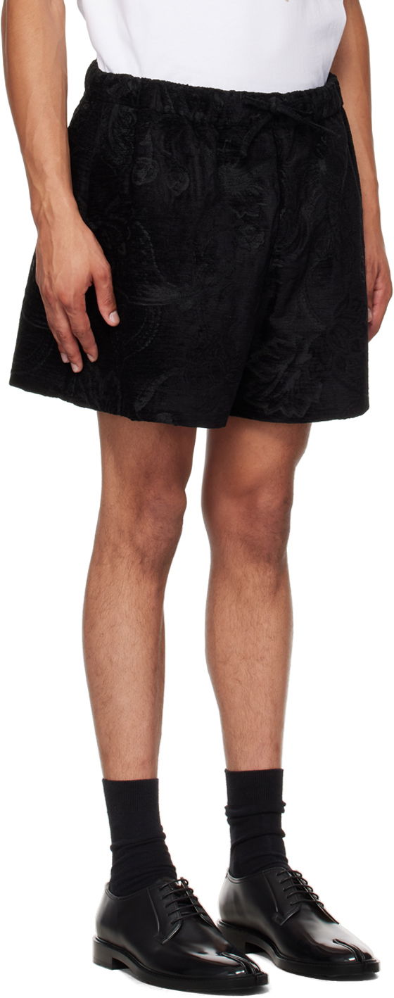 Kratke hlače Simone Rocha Simone Rocha Flared Shorts Črna | 4126 1092, 1