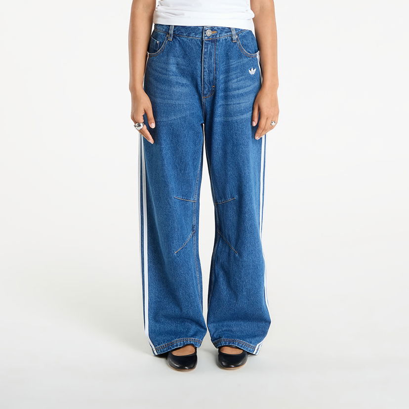 Kavbojke adidas Originals adidas Originals Baggy GFX Denim Pants Modra | KC6278