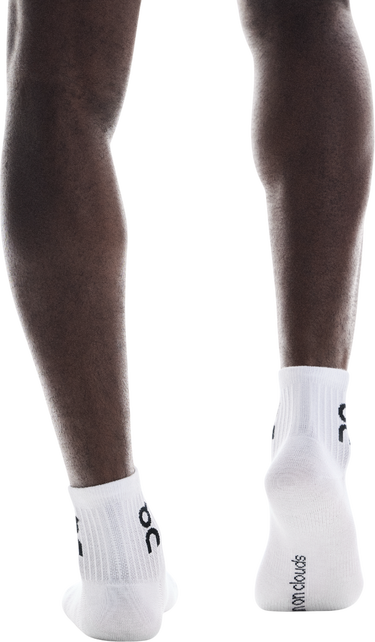 Nogavice On Running Running Logo Mid Socks Bela | 2uf10520069, 2