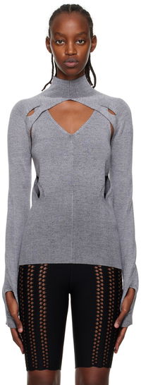 Cutout Turtleneck Top