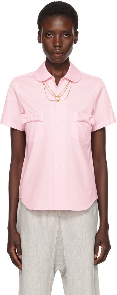 Srajce Comme des Garçons Girl Cotton Bow Pocket Shirt Roza | NO-B007-051-2, 0
