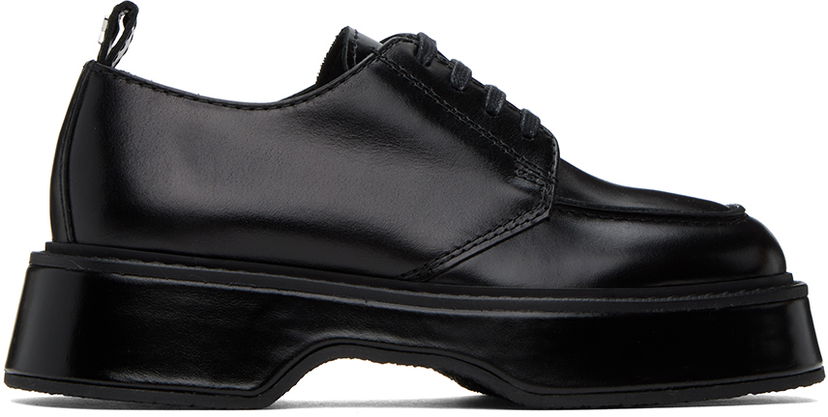 Oblačila AMI AMI Paris Square Toe Derbys Črna | USV019.AL0016
