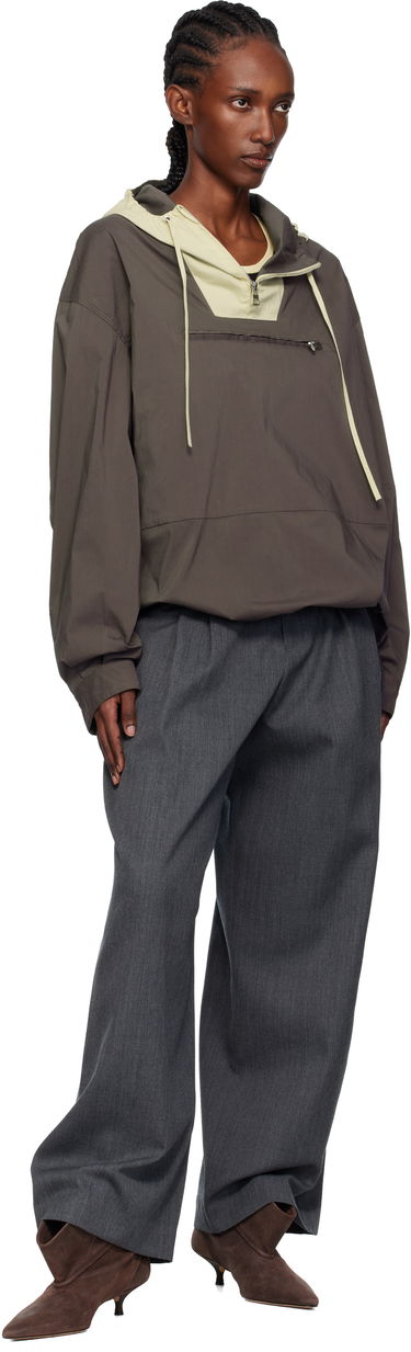 Vetrovka JW Anderson JW Anderson Contrast Hood Anorak Rjava | JK0415-PG1838, 3