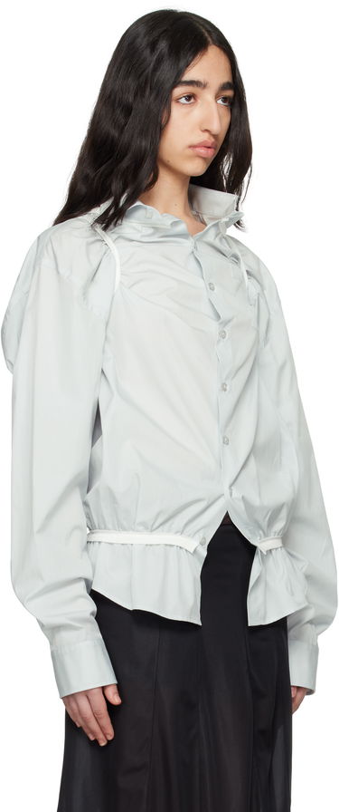 Srajce Maison Margiela Maison Margiela Piping Shirt Siva | S51DT0019 M35397, 1