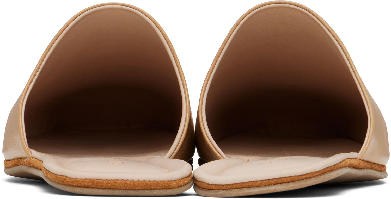 Oblačila OUR LEGACY OUR LEGACY Cigarr Leather Slippers Bež | A2257CSB, 1