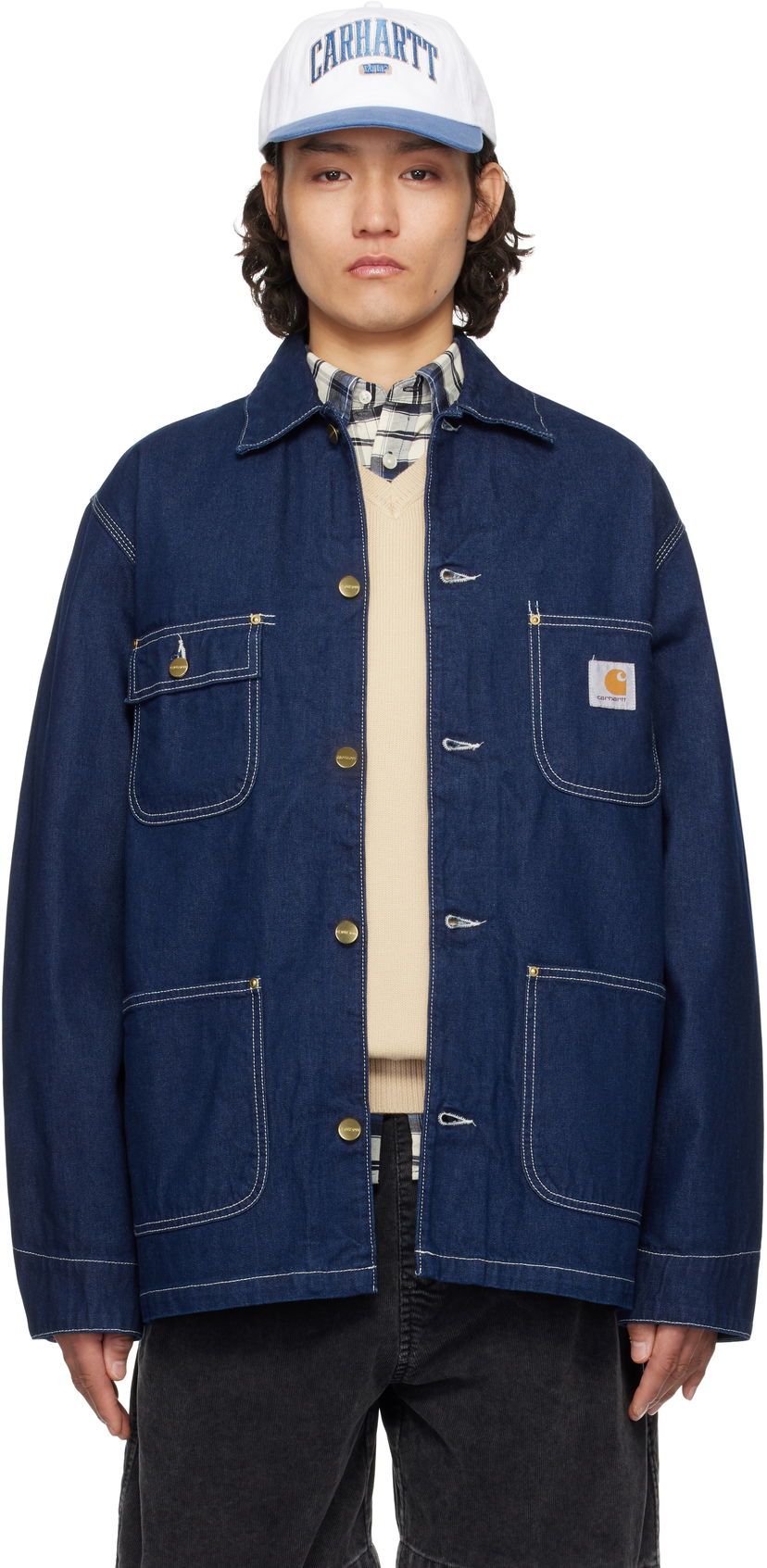 Jakna Carhartt WIP Carhartt WIP OG Chore Denim Jacket Modra | I031896
