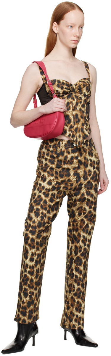 Kavbojke Miaou Miaou Junior Leopard Print Trousers Rjava | 1010SCNIK, 3