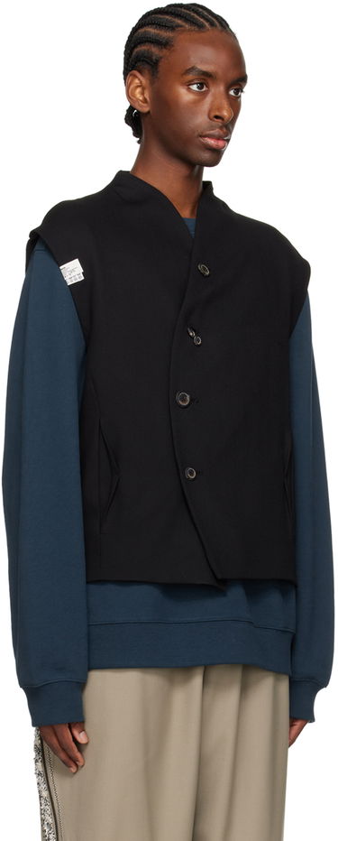 Telovnik ADER ERROR Funnel Neck Vest Črna | BN01SSVE0101BK, 1
