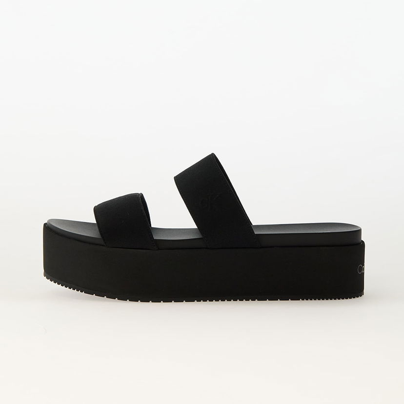 Superge in čevlji CALVIN KLEIN Jeans Flatform Sandal Webb Black Črna | YW0YW01789 0GJ