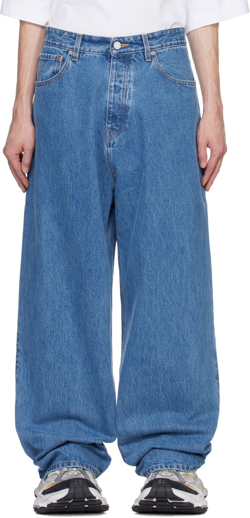 Kavbojke VETEMENTS Baggy Jeans Modra | UA66PA540N