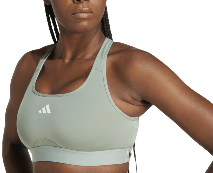 Modrček adidas Originals Powerreact Sports Bra Zelena | jj0878