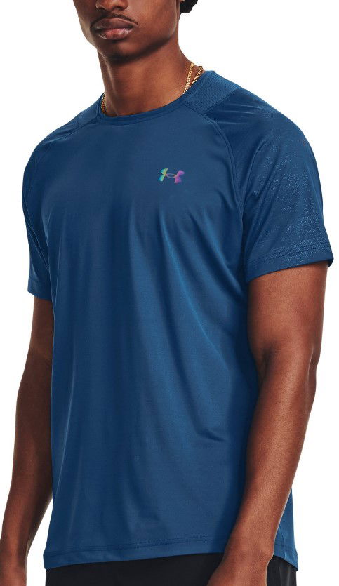 Majica Under Armour Rush Emboss Tee Mornarica | 1376790-426, 0