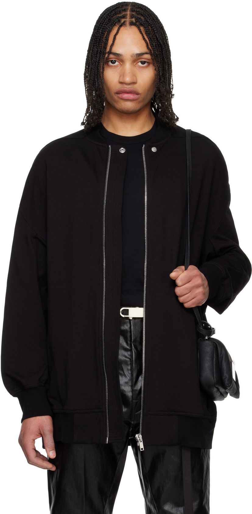 Bomber jakna Rick Owens Rick Owens Hollywood Jumbo Flight Bomber Jacket Črna | RU01E5245 BA