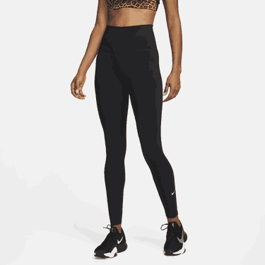 Pajkice Nike One High-Waisted Leggings Črna | DM7278-010, 0