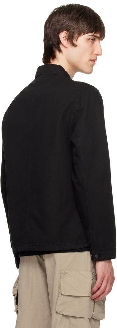 Jakna C.P. Company C.P. Company Cotton Linen Overshirt Črna | 18CMOS200A-006273G, 2