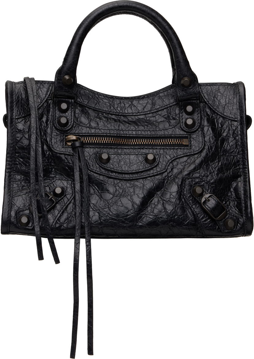 Torbica Balenciaga Mini City Bag Črna | 806395 2ABEK