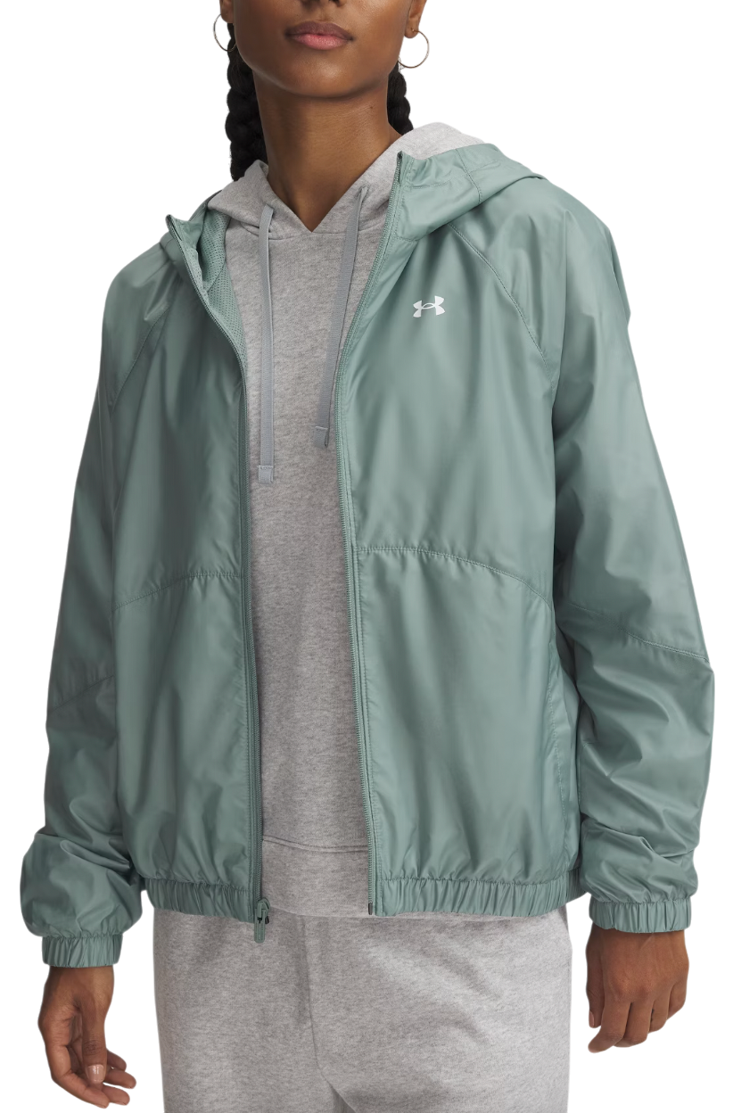 Vetrovka Under Armour UA Rival Sport Windbreak Hooded Jacket Zelena | 1382698-348