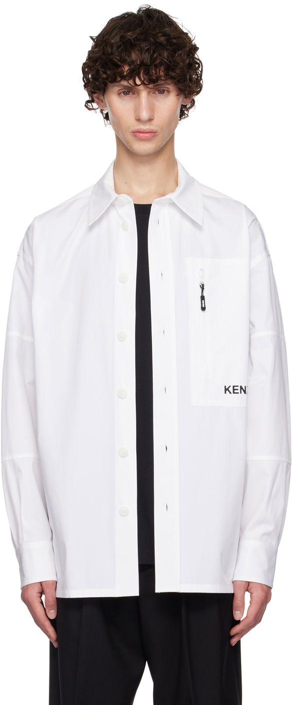 Srajce KENZO White Paris 'Boke Flower 2.0' Shirt Bela | FE65CH5059LP
