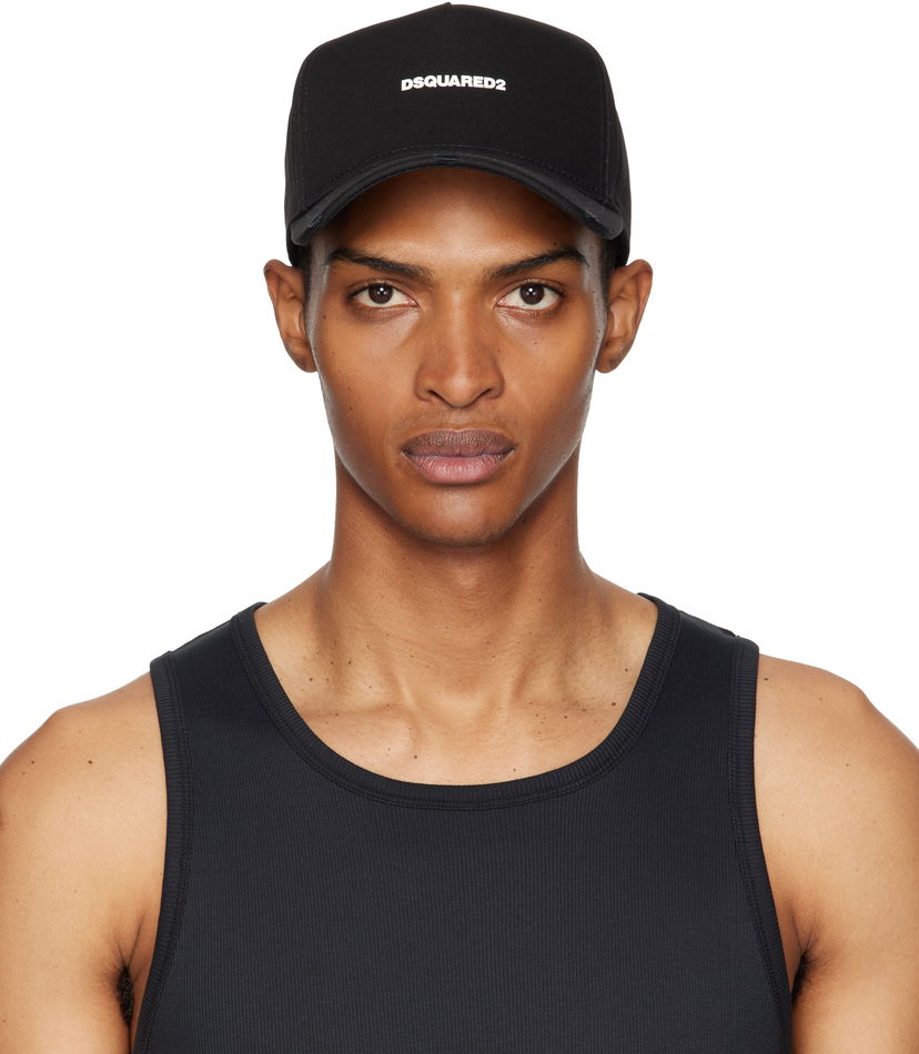 Kapa DSQUARED2 Dsquared2 Mini Logo Baseball Cap Črna | BCM0603_05C00001