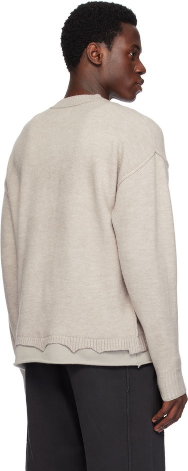 Pleteni pulover izzue Izzue Layered Sweater Bež | IZXKNN4123W4NBGT, 2