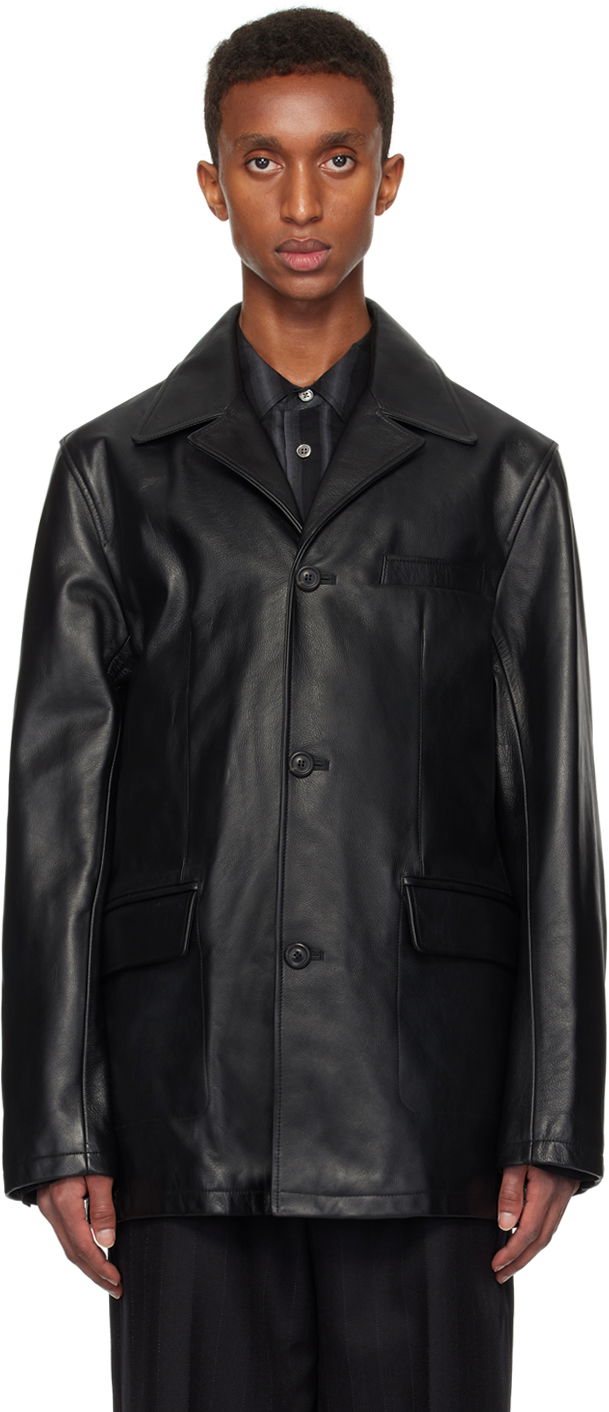 Jakna OUR LEGACY Our Legacy Alley Leather Jacket Črna | M4249AH