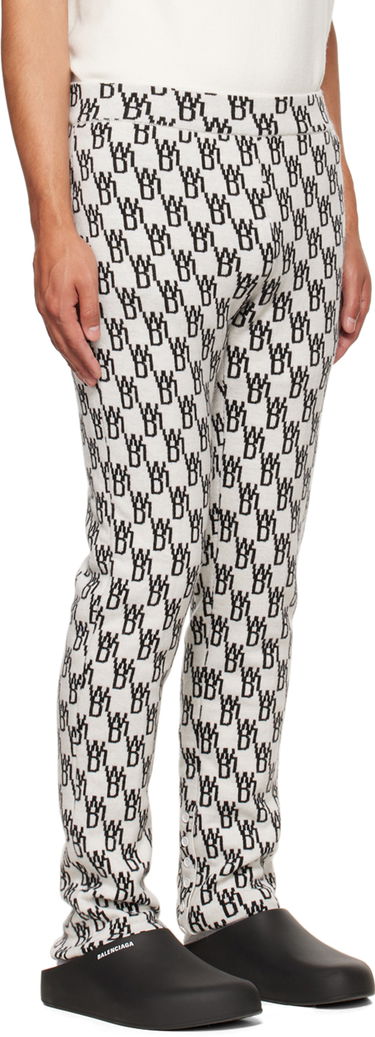 Hlače We11done We11done Jacquard Lounge Pants Bela | WD-KP9-20-096-W-IV, 1