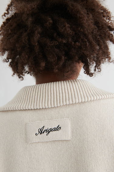 Pleteni pulover AXEL ARIGATO Core Zip-Up Sweater Siva | A2143002, 6