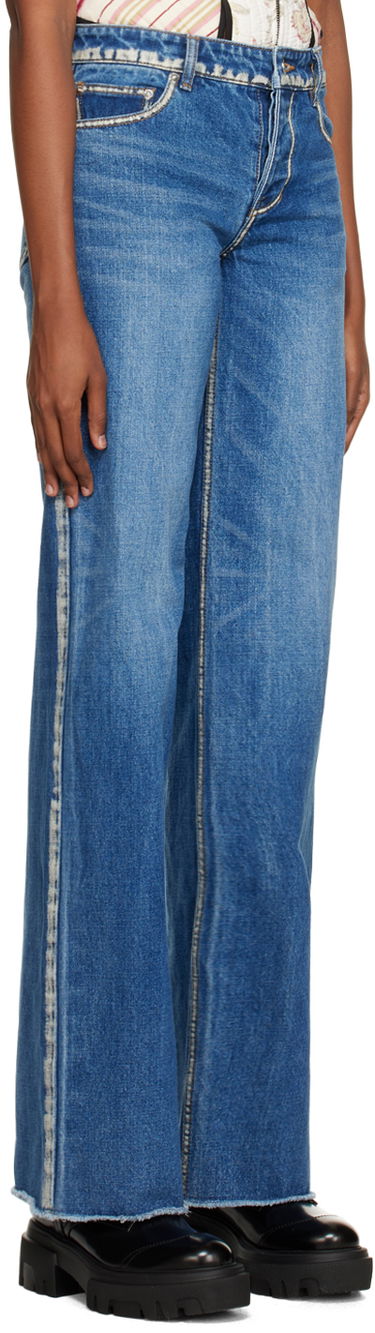 Kavbojke We11done We11done Worn Jeans Modra | WD-DP3-22-382-W-BL, 1