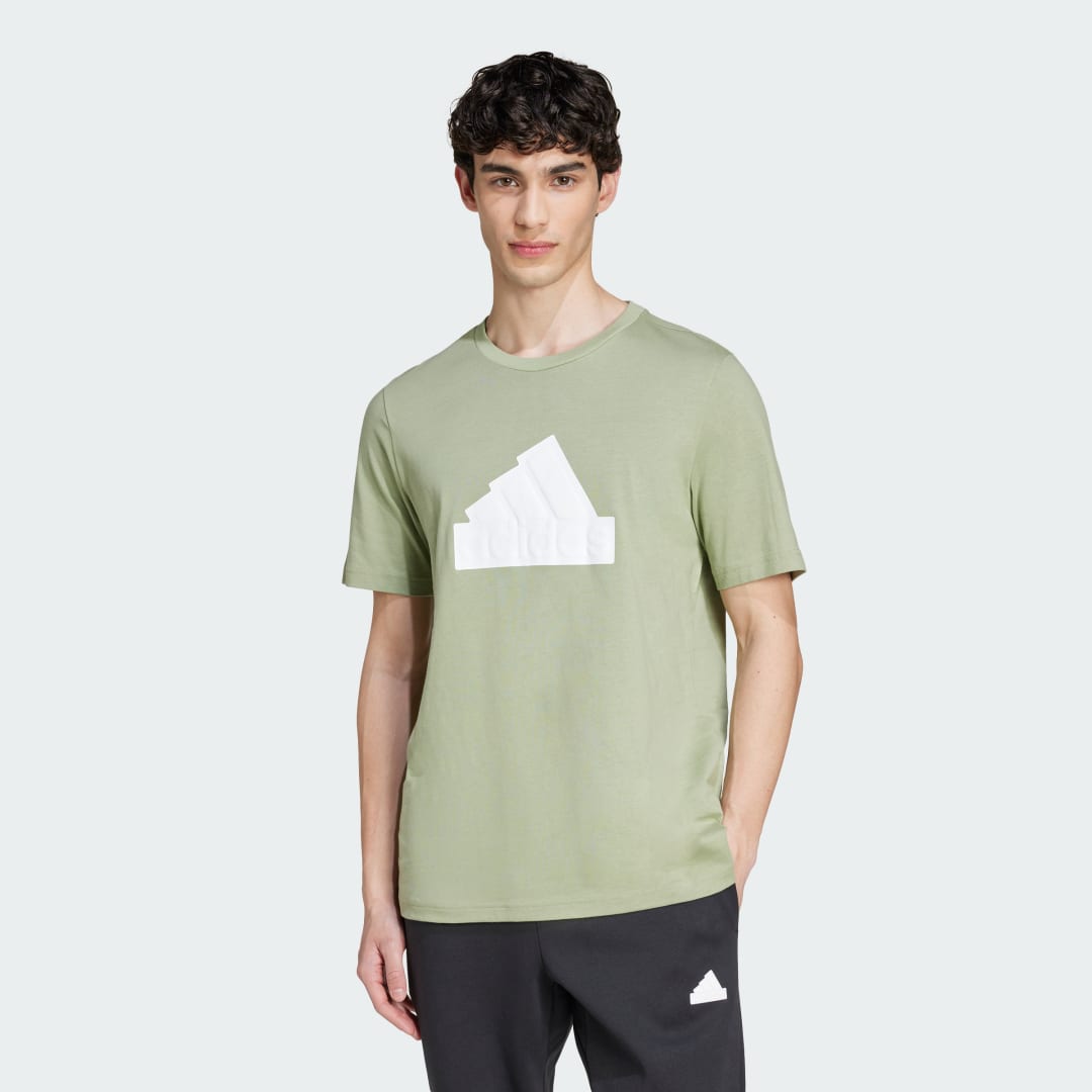 Majica adidas Performance Future Icons Badge of Sport Tee Zelena | IY7716, 0