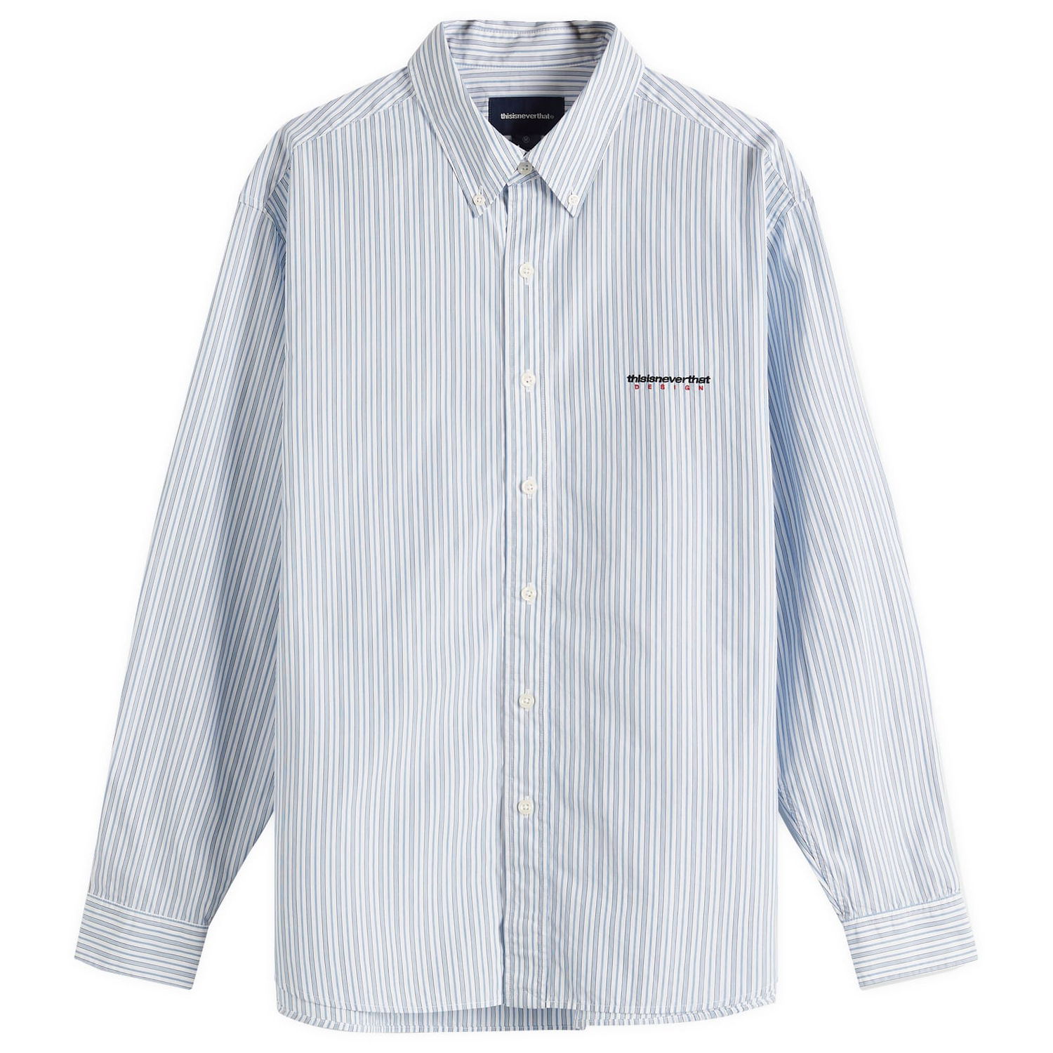 Srajce thisisneverthat thisisneverthat DSN Striped Shirt Modra | TN251WSHTL02-WHT, 0