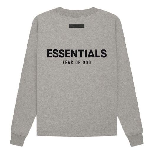 Pulover Fear of God Essentials Relaxed Crewneck Siva | FOG-SS22-432