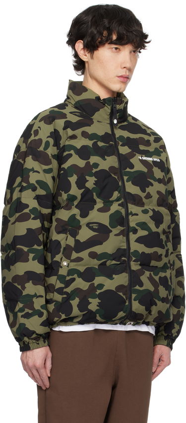 Jakna BAPE Camo Reversible Down Jacket Zelena | 001DNK801009M, 1