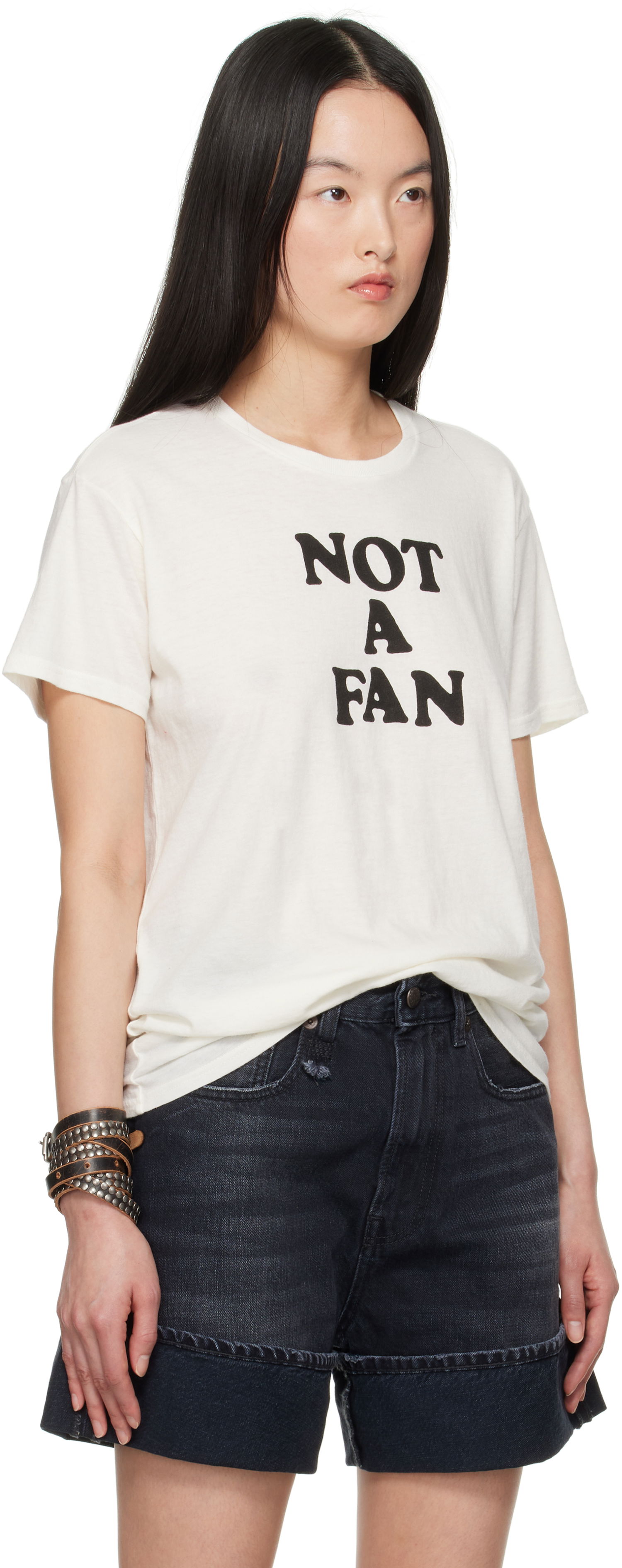 Majica R13 R13 'Not A Fan' T-Shirt Bela | R13WK001-K124B, 1