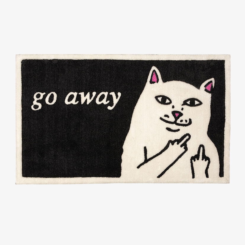 Home decor RIPNDIP Go Away Rug Črna | RND0641