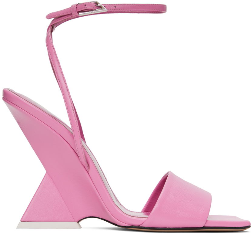 Nega čevljev The Attico Attico Cheope Wedge Sandals Roza | 236WS513 L071