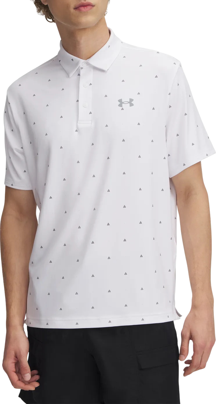 Polo majica Under Armour Under Armour Playoff 3.0 Printed Polo Shirt Bela | 1378677-120
