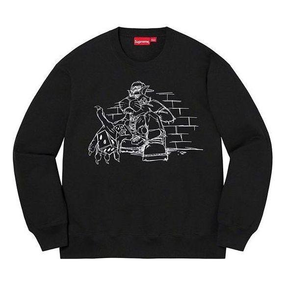 Pleteni pulover Supreme Dice Graphic Print Sweatshirt Črna | SUP-FW21-334
