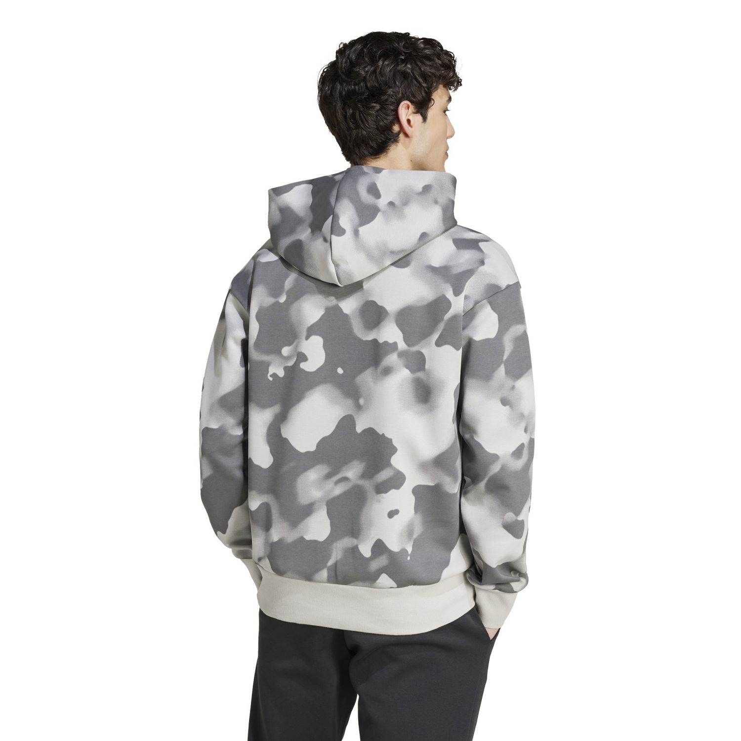 Pulover adidas Performance Camo Print Hoodie Siva | IW8603, 1