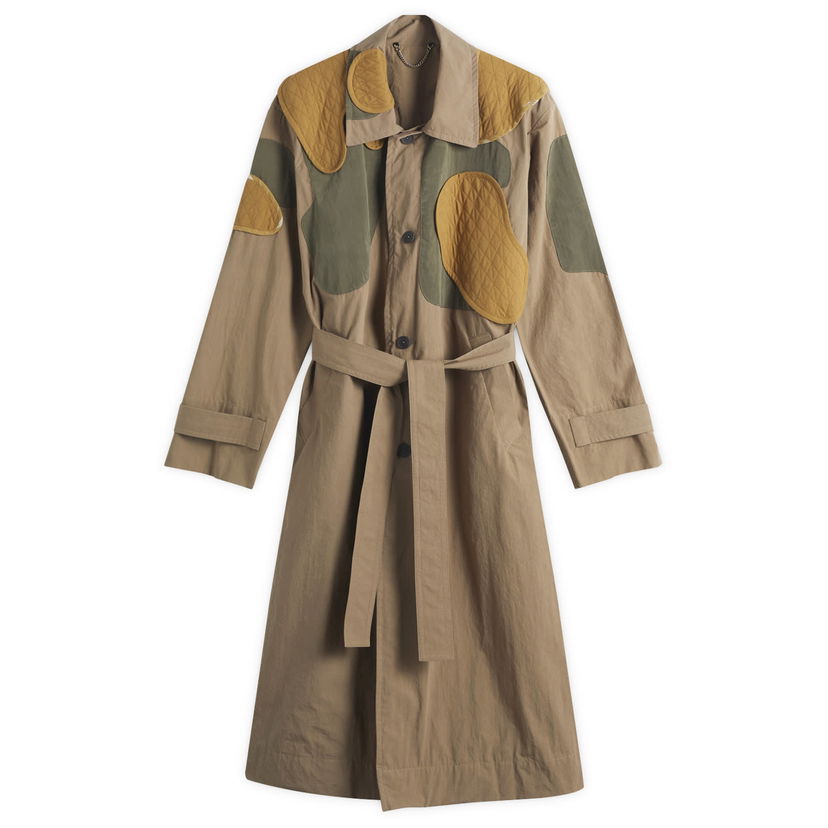 Trenčkot Craig Green Craig Green Utility Patch Trench Coat, Size Large Rjava | CGSS25CWOLCO21-30378604