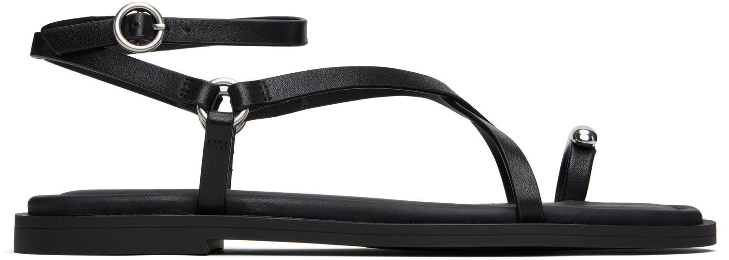 Modni dodatki rag & bone rag & bone Geo Toe Ring Sandals Črna | WFF25PF1011LE11, 0