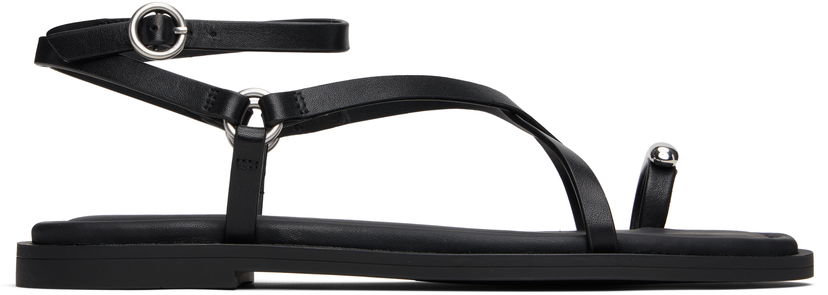Modni dodatki rag & bone rag & bone Geo Toe Ring Sandals Črna | WFF25PF1011LE11