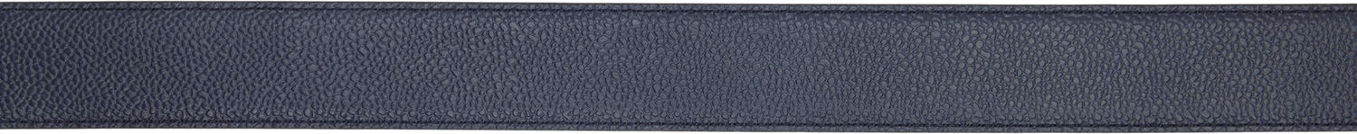 Pasovi Thom Browne Thom Browne Pebble Grain Round Buckle Belt Mornarica | MCX067A-00198, 1