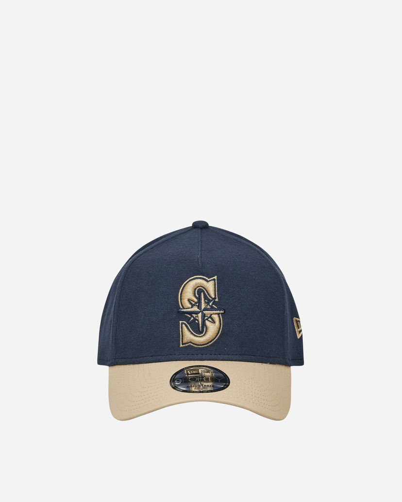 Kapa New Era Seattle Mariners Moleskin Crown A-Frame Adjustable Cap Mornarica | 60586842 NVY