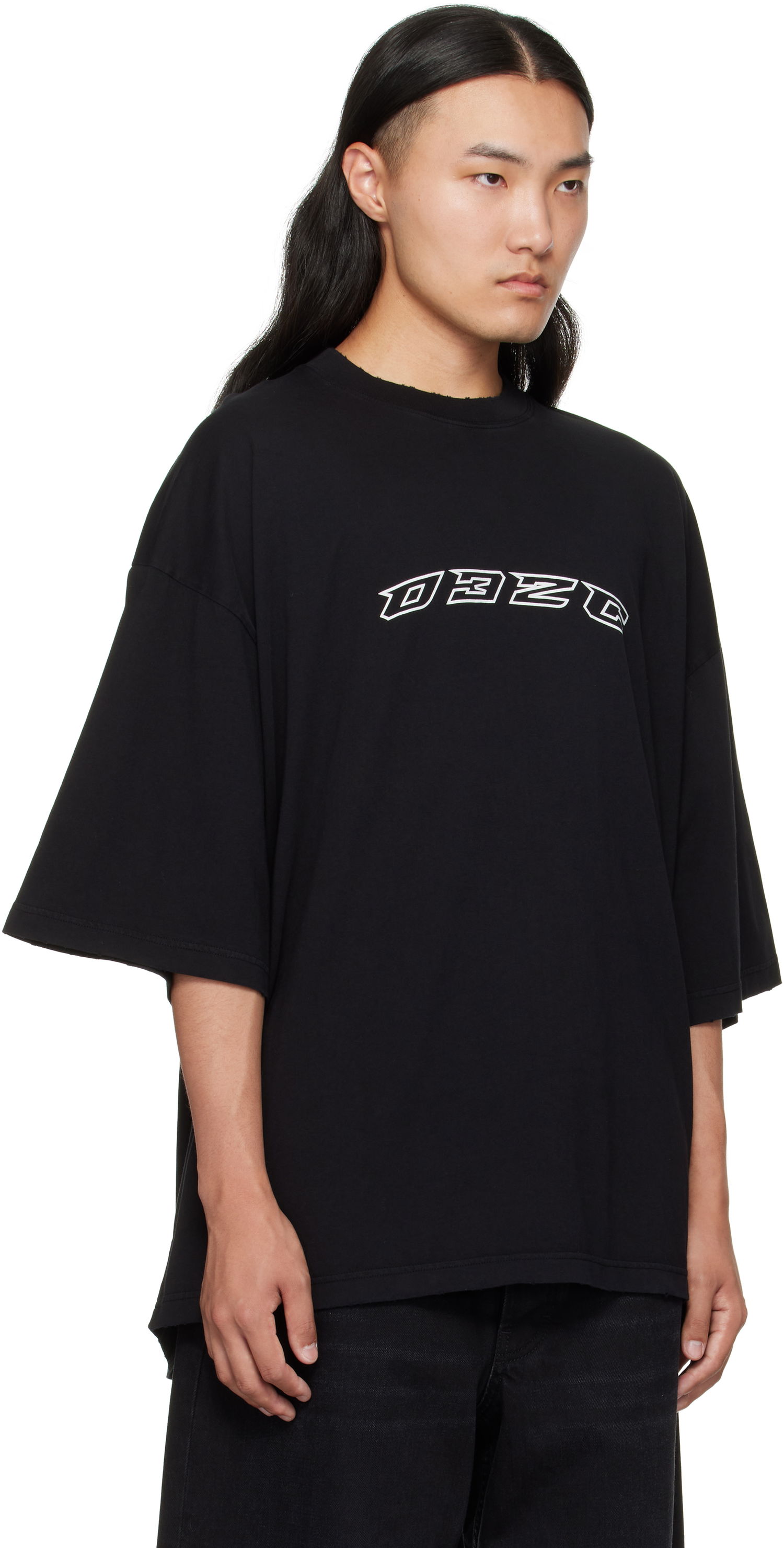 Majica 032C 032c Hansel and Gretel Oversized T-Shirt Črna | F25-URC-0152-050, 1