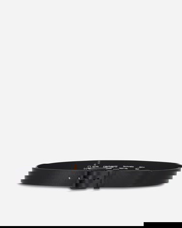 Pasovi Carhartt WIP Leather Script Belt Črna | I030992.00EXX, 4